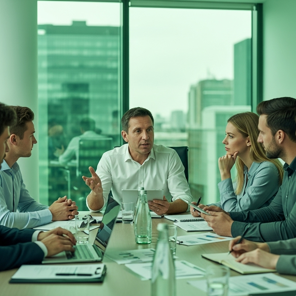 Équipe BeDifferent Consulting en réunion